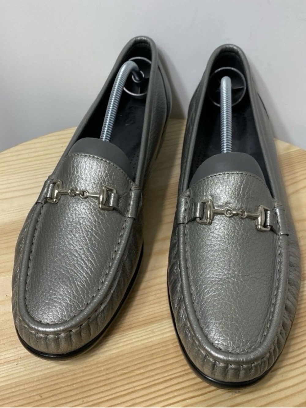 SAS Metro Horsebit Loafers Leather Tripad Shoes Gray Women’s Size 11N